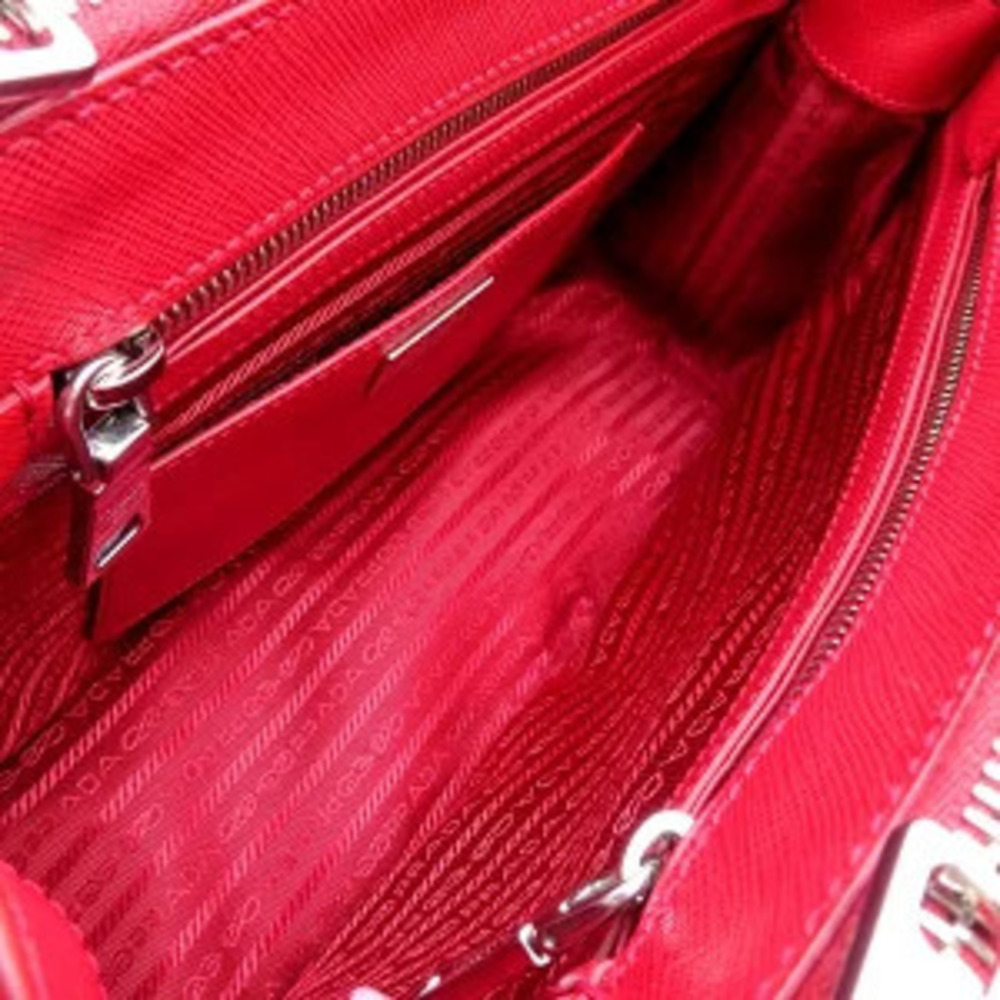Prada Leather Bag Red ROSSO - Picture 6 of 9